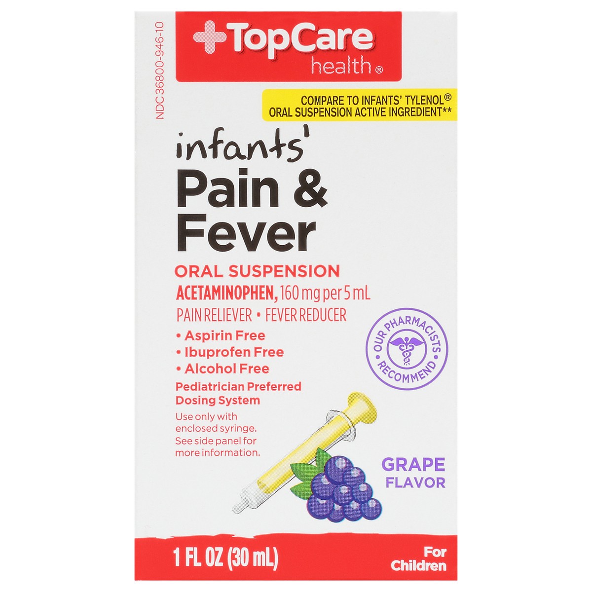 slide 11 of 16, TopCare TOP CARE Topcare Infant Pain & Fever, 1 fl oz