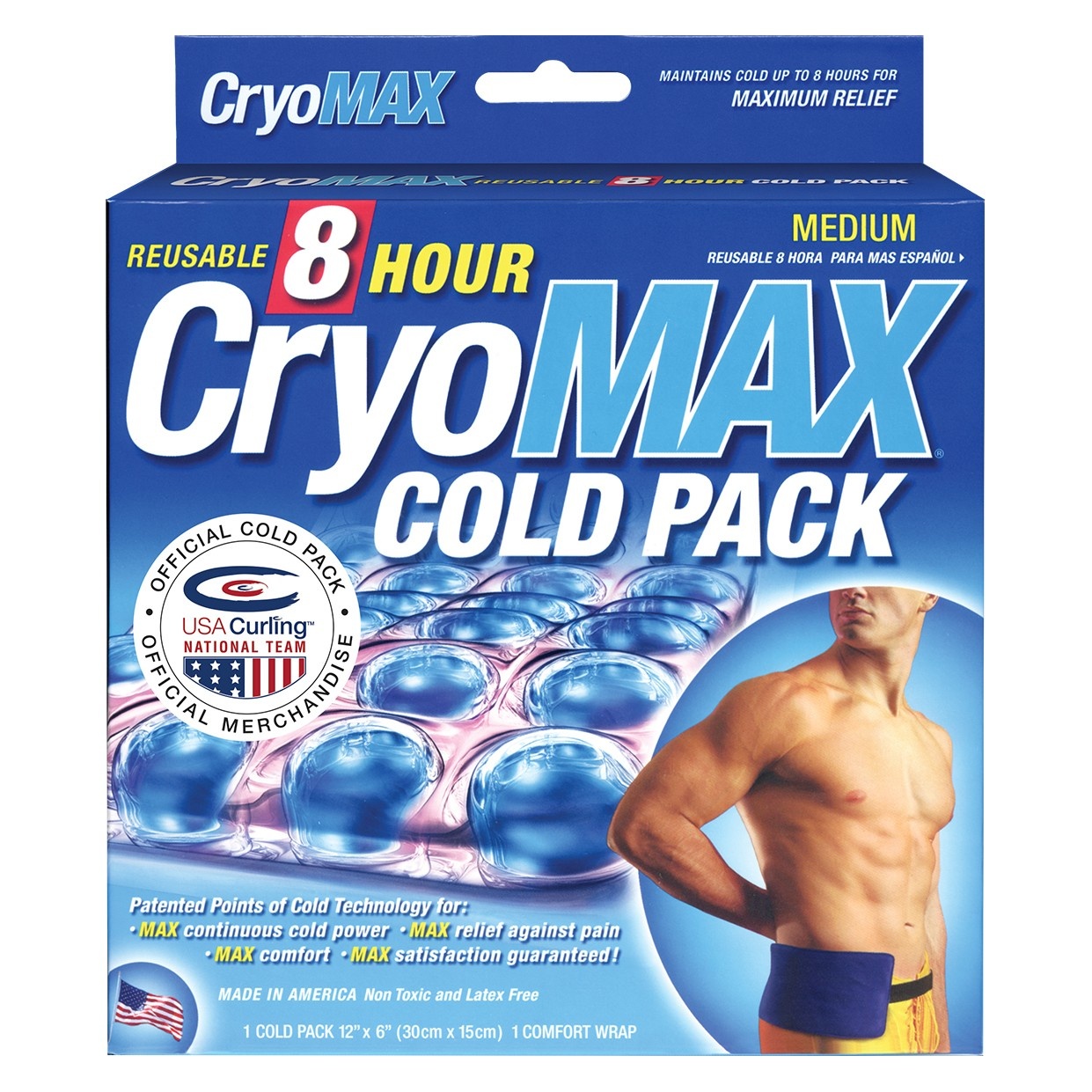 slide 1 of 2, CryoMAX Reusable 8 Hour Cold Pack, MED