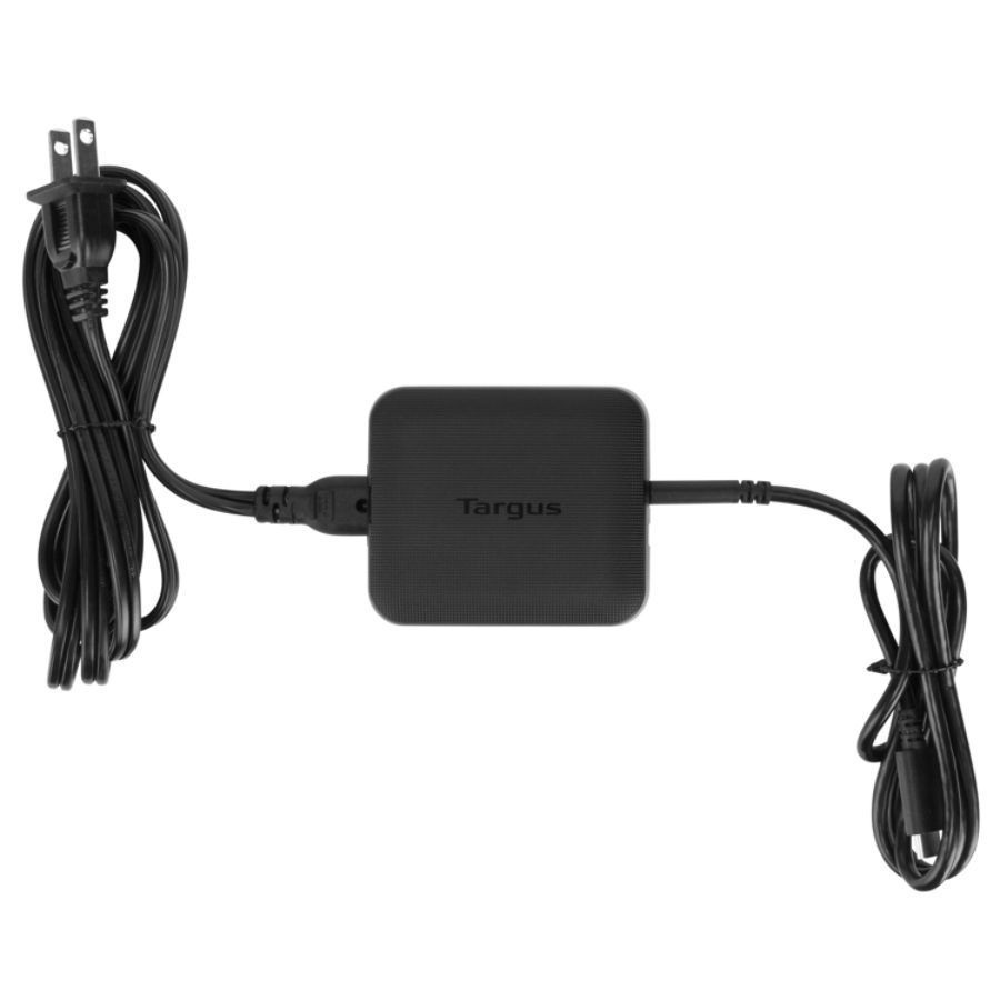 slide 7 of 9, Targus 65W Usb Type-C/Usb Type-A Charger, Apa104Bt, 1 ct