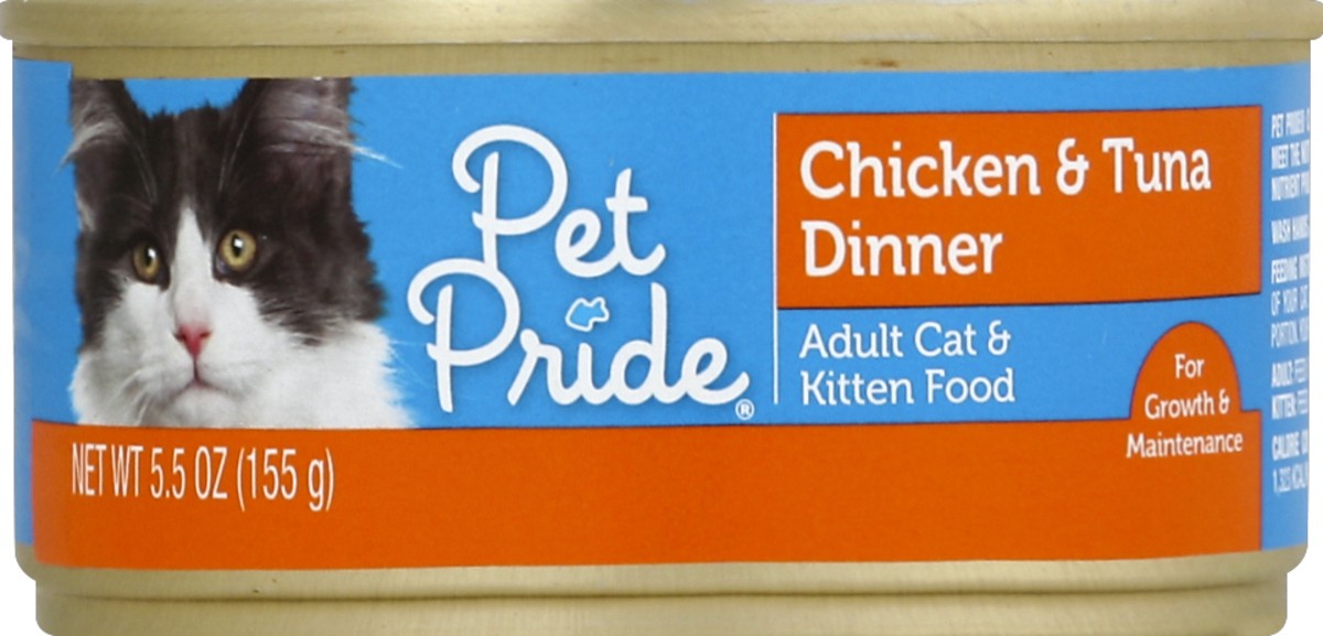 slide 1 of 2, Pet Pride Adult Cat & Kitten Food 5.5 oz, 5.5 oz
