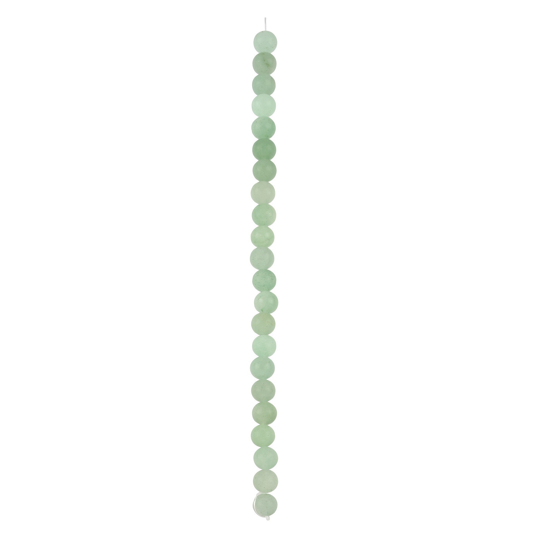 slide 2 of 3, Green Matte Aventurine Round Beads, 7.5mm By Bead Landing, 7.5mm