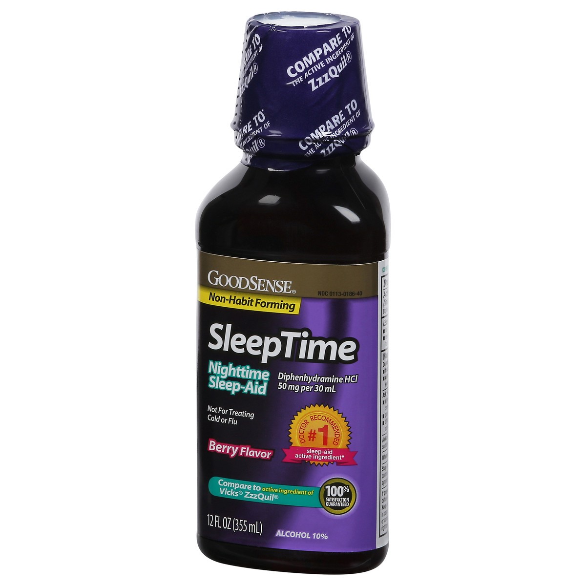 slide 2 of 13, Good Sense SleepTime Berry Flavor Nighttime Sleep-Aid 12 fl oz, 12 fl oz