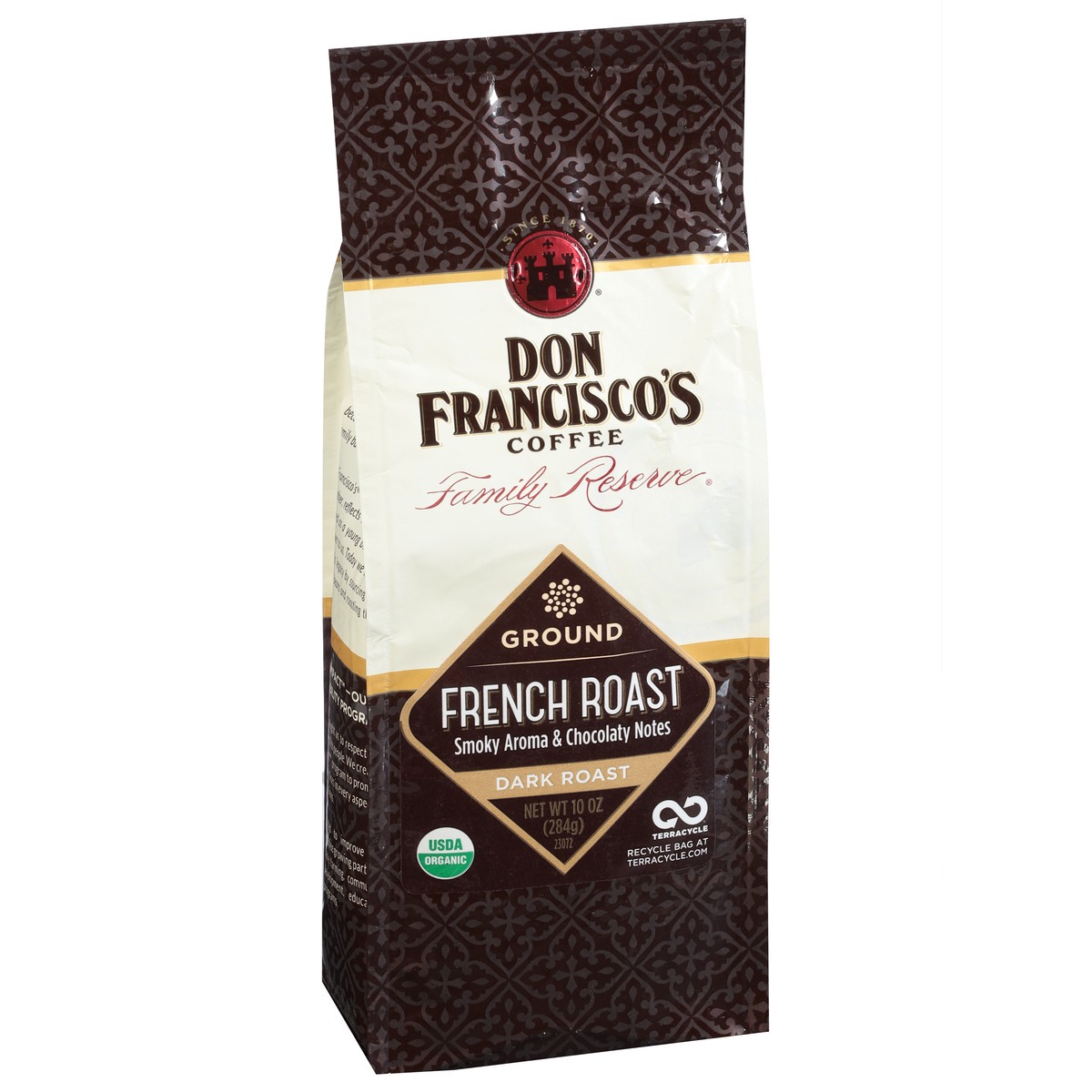 slide 9 of 9, Don Francisco's French Roast Ground Coffee - 10 oz, 10 oz