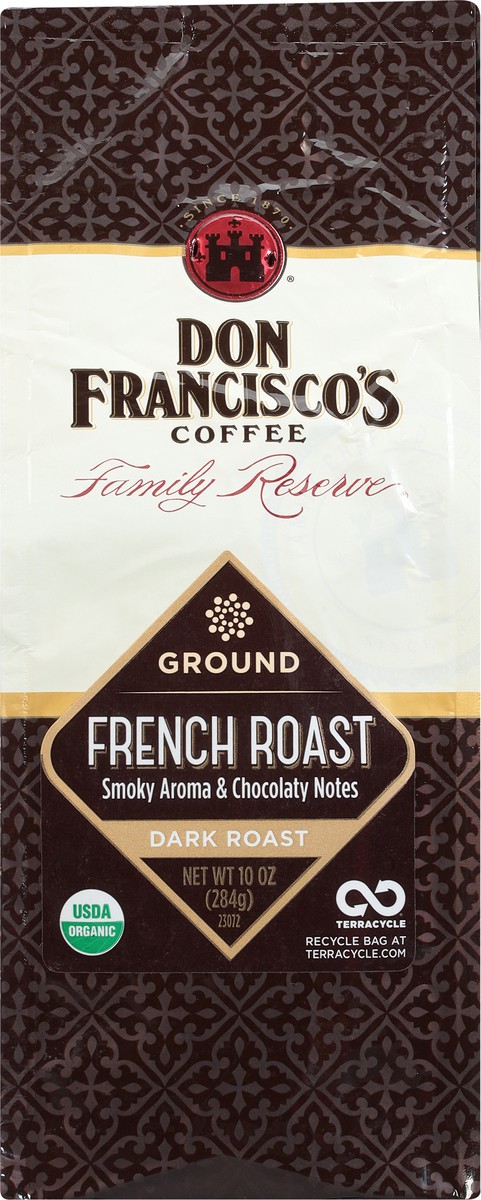 slide 8 of 9, Don Francisco's French Roast Ground Coffee - 10 oz, 10 oz