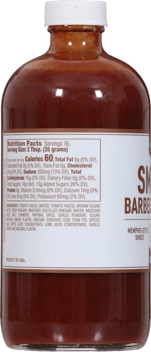 slide 5 of 9, Lillie's Q Memphis-Style Sweet No. 22 Smoky Barbeque Sauce 20 oz, 20 oz