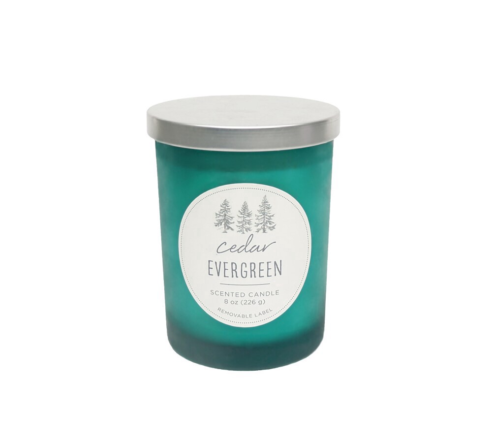 slide 2 of 2, HD Designs Cedar Evergreen Jar Candle, 8 oz