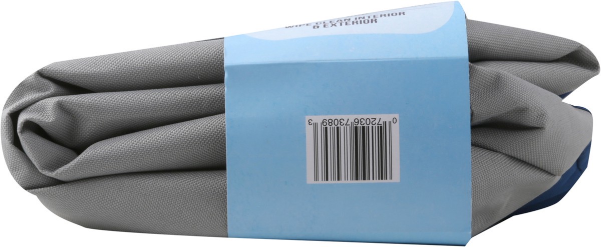 slide 2 of 7, Harris Teeter Reusable Freezer Bag - Blue, 1 ct