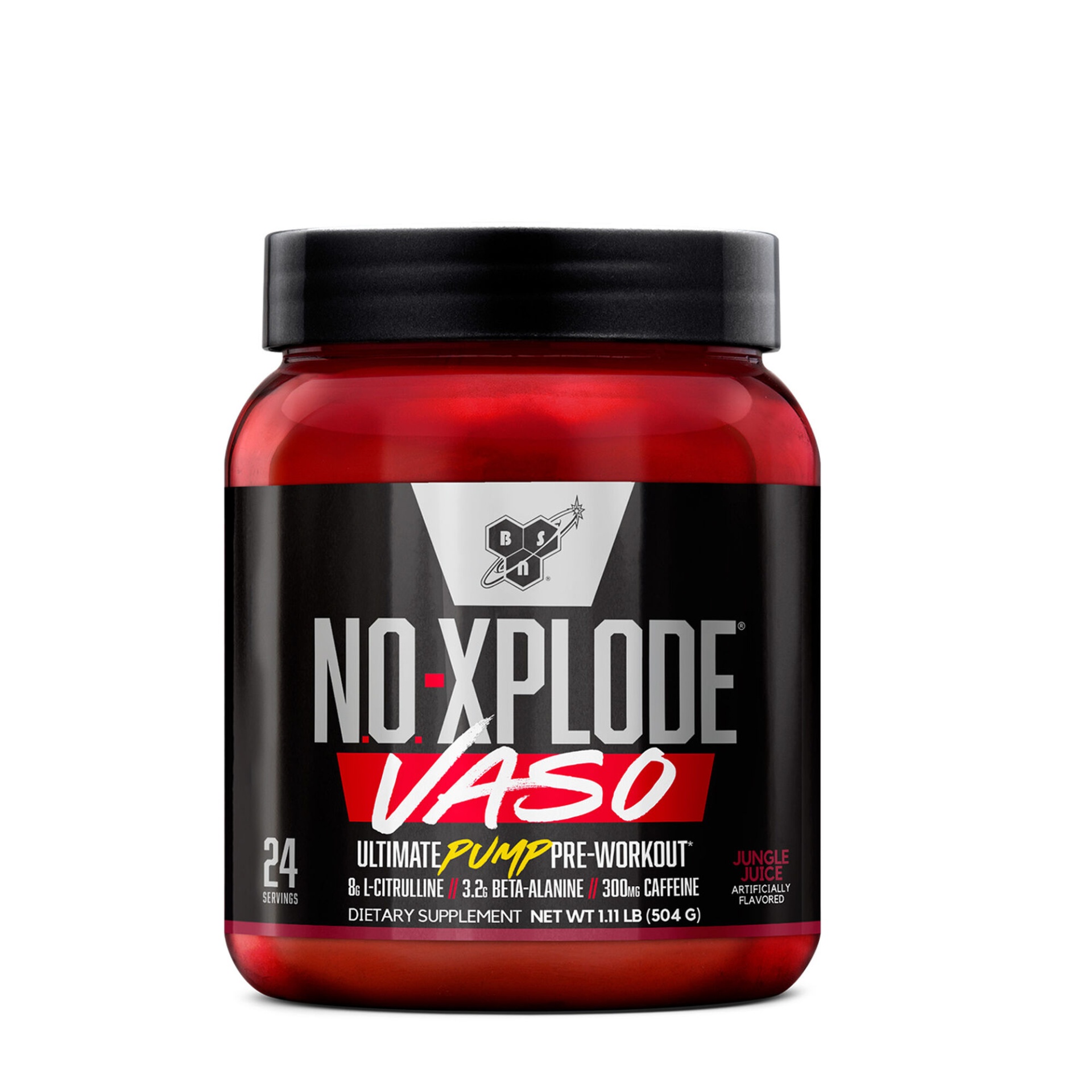 slide 1 of 1, BSN N.O.-XPLODE VASO Pre-Workout - Jungle Juice, 1 ct