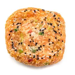 Salmon Raw Teriyaki Burger