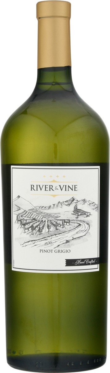 slide 9 of 12, River & Vine Pinot Grigio 1.5 l, 1.5 liter