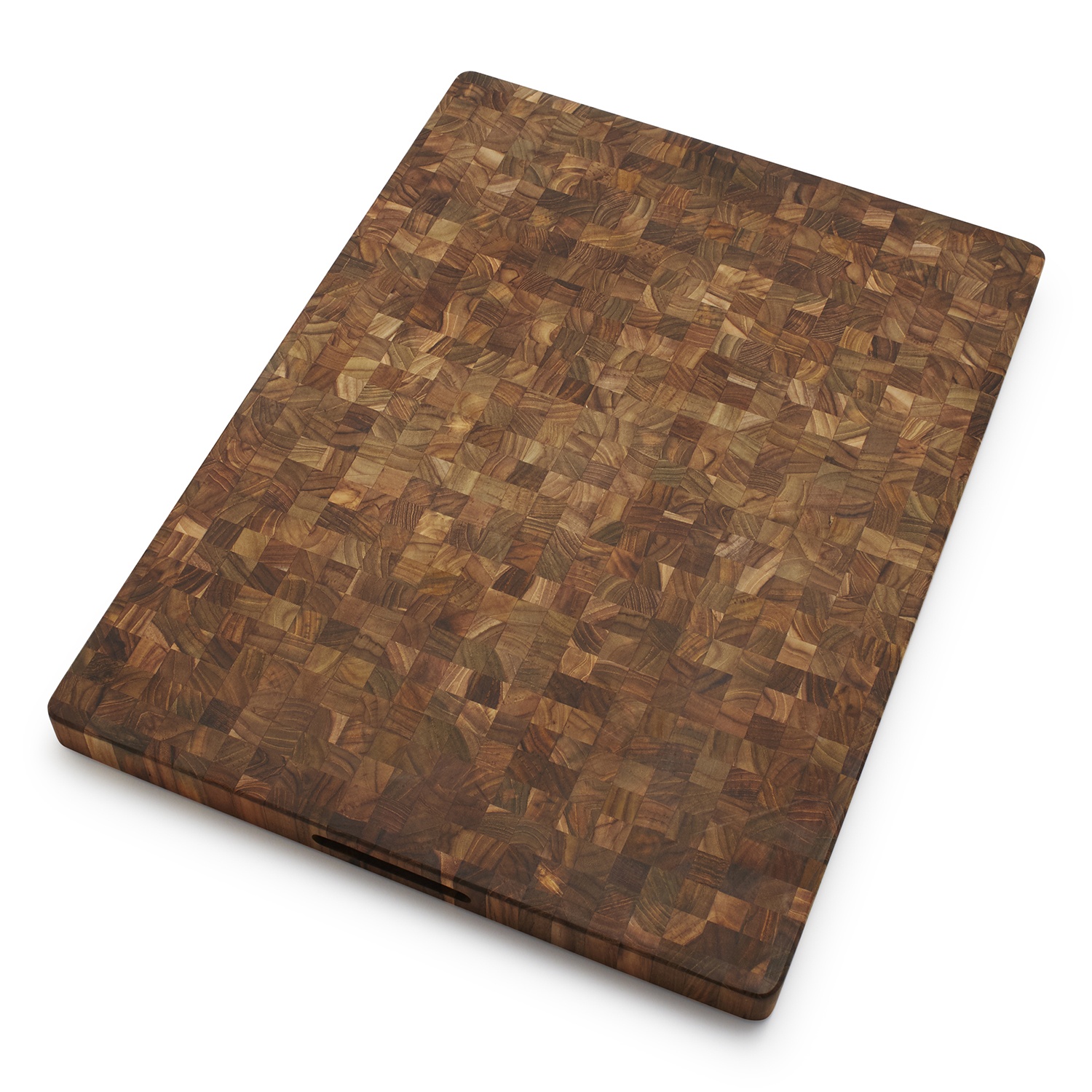 slide 1 of 1, Proteak Teakhaus Reversible Teak End Grain Cutting Board, 24 in x 18 in