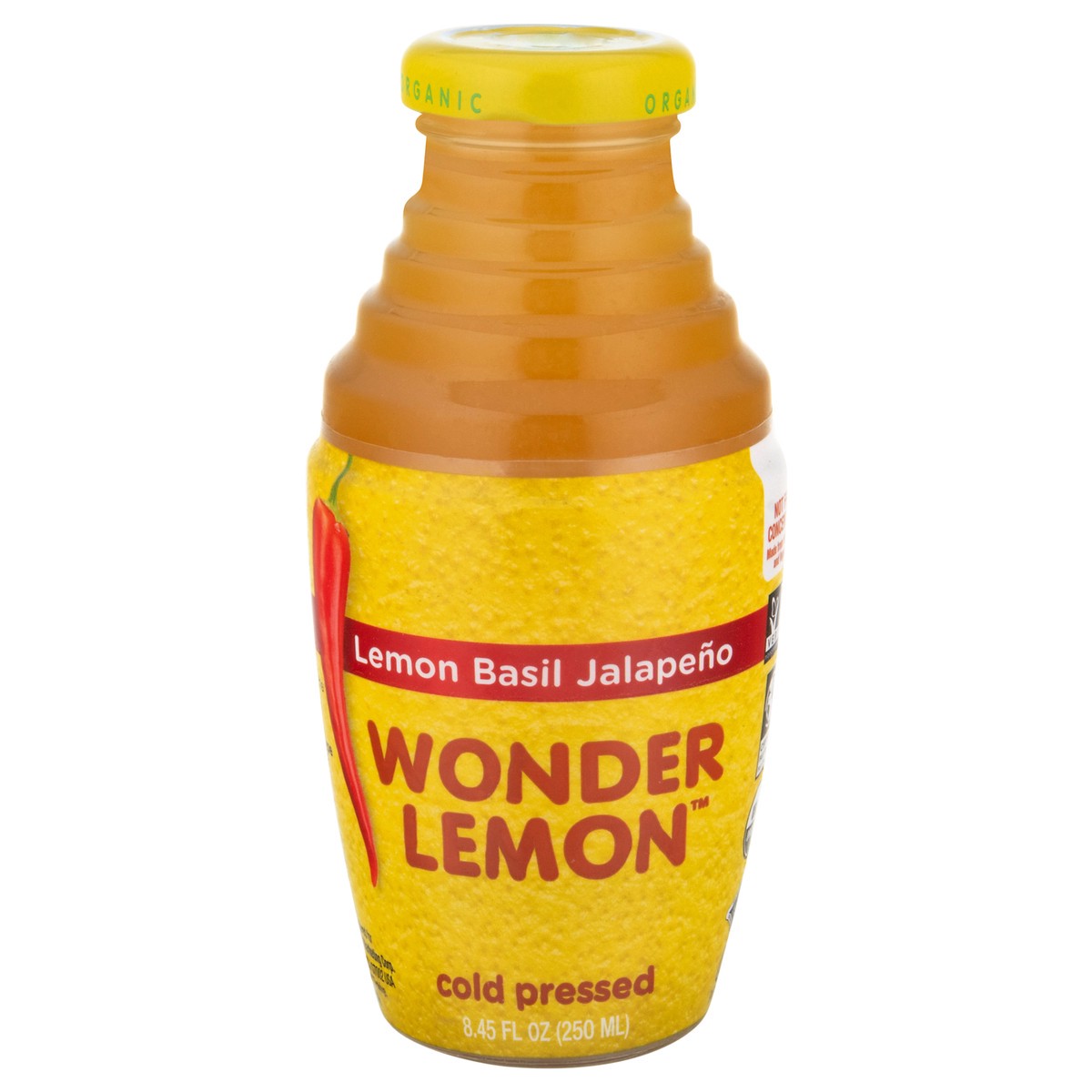 slide 3 of 4, Wonder Lemon Lemon Basil Jalapeno Juice 8.45 fl oz, 8.45 fl oz