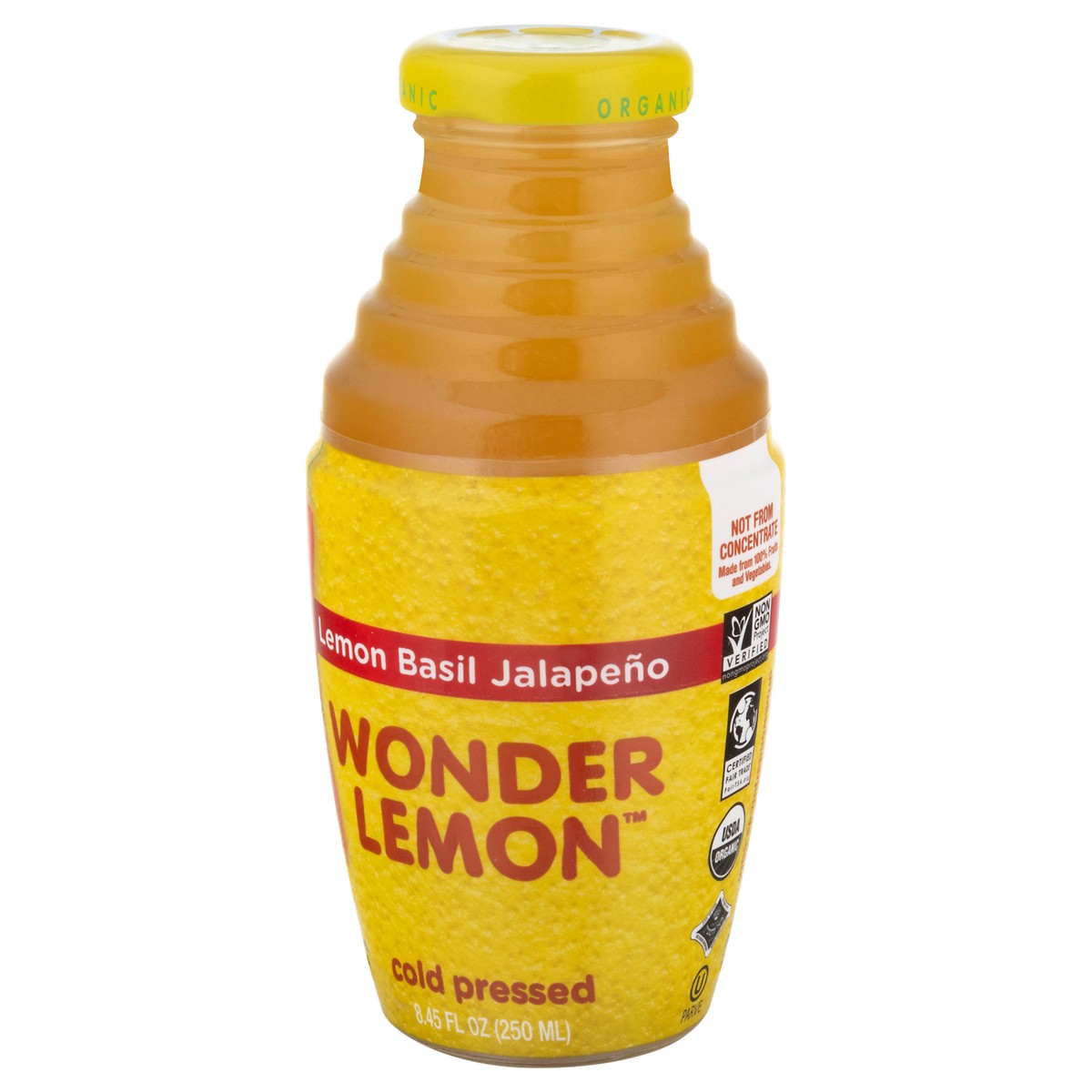 slide 4 of 4, Wonder Lemon Lemon Basil Jalapeno Juice 8.45 fl oz, 8.45 fl oz
