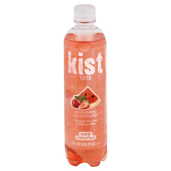 slide 1 of 4, Kist Sparkling Water Strawberry Watermelon - 17 fl oz, 17 fl oz