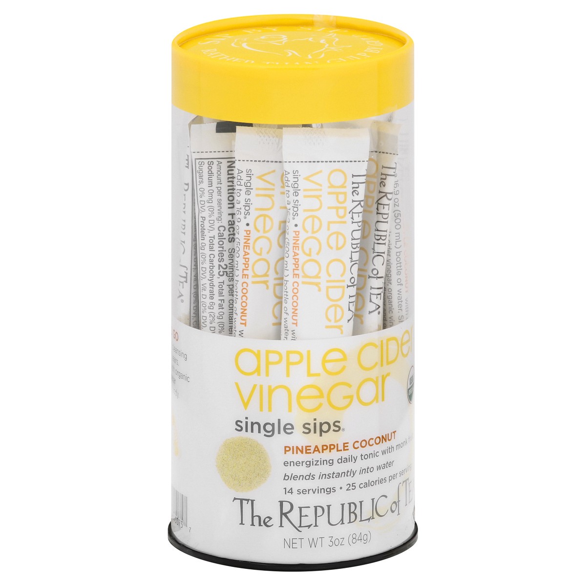 slide 12 of 13, The Republic of Tea Trot Pnapl Coconut Single Sips - 14 ct, 14 ct