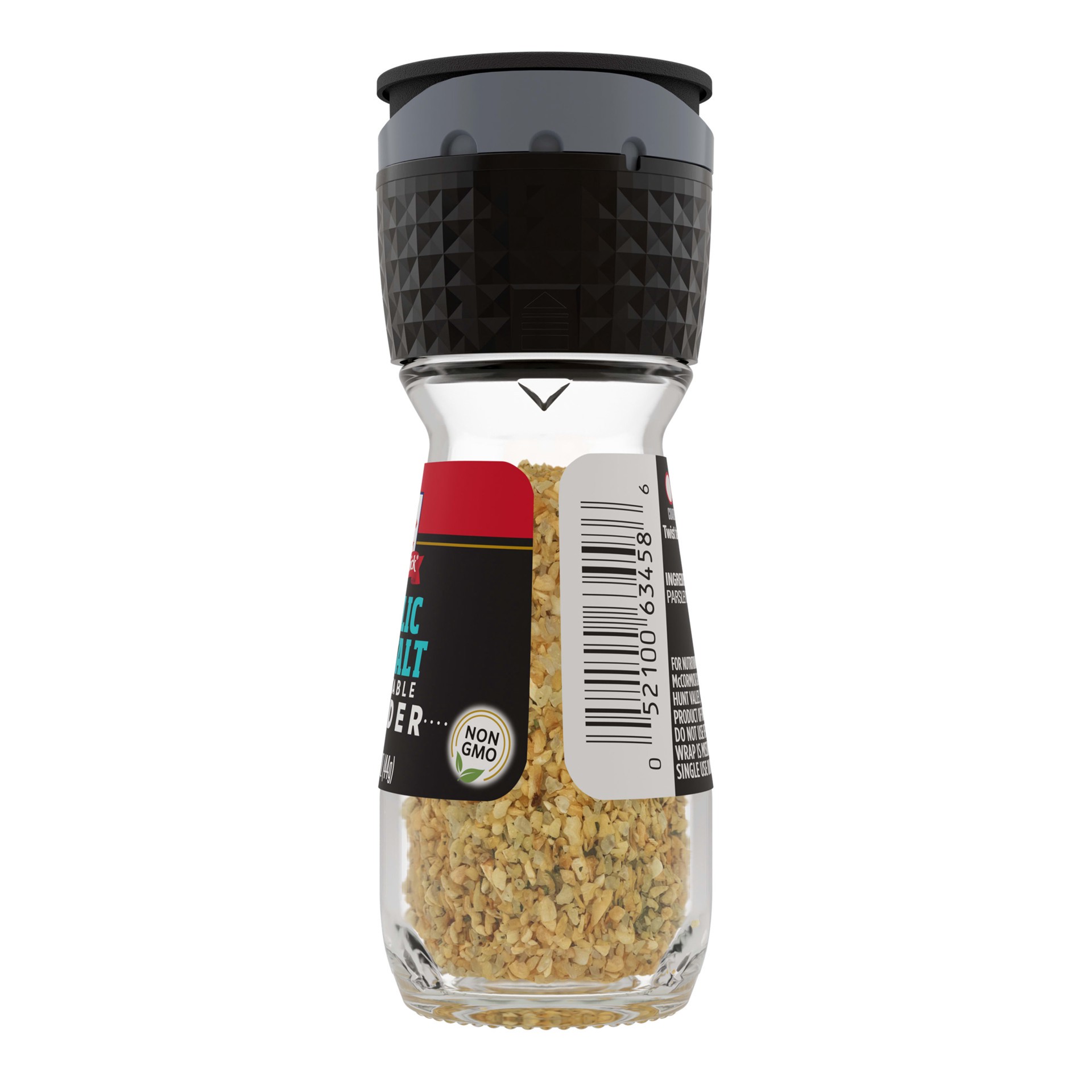 slide 2 of 5, McCormick Garlic Seasoned Salt Grinder, 1.58 oz