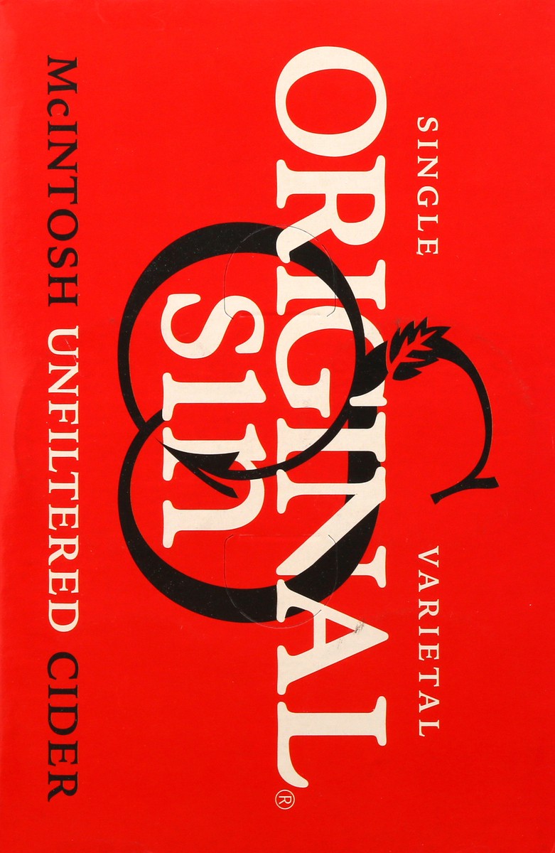 slide 7 of 10, Original Sin 6 Pack Single Unfiltered Mcintosh Cider 6 ea, 6 ct