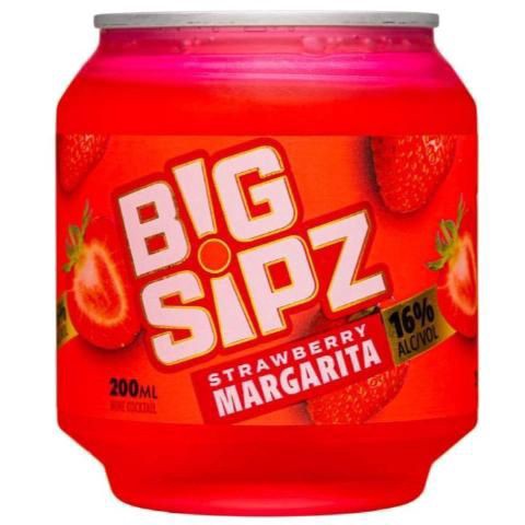 slide 1 of 1, Big Sipz Strawberr - 200 ml, 200 ml
