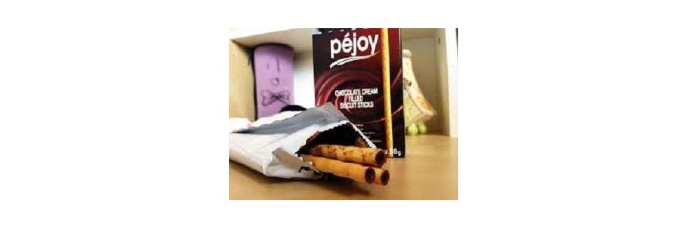 slide 2 of 3, pejoy Chocolate Biscuit Sticks 1.13 oz, 1.13 oz