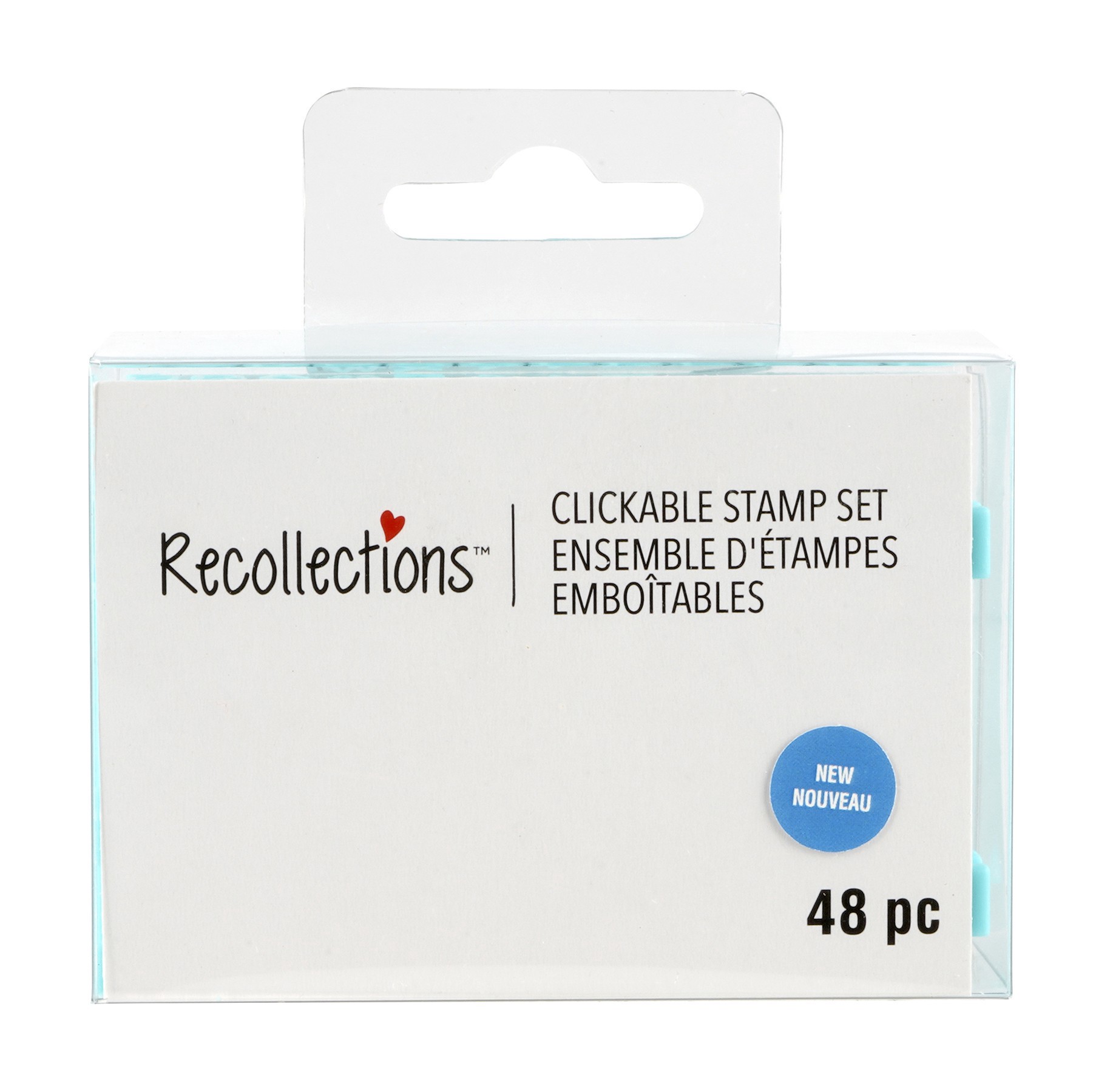 slide 2 of 2, Uppercase Clickable Stamp Set By Recollections, 3.54 in x 1.85 in x 2.36 in
