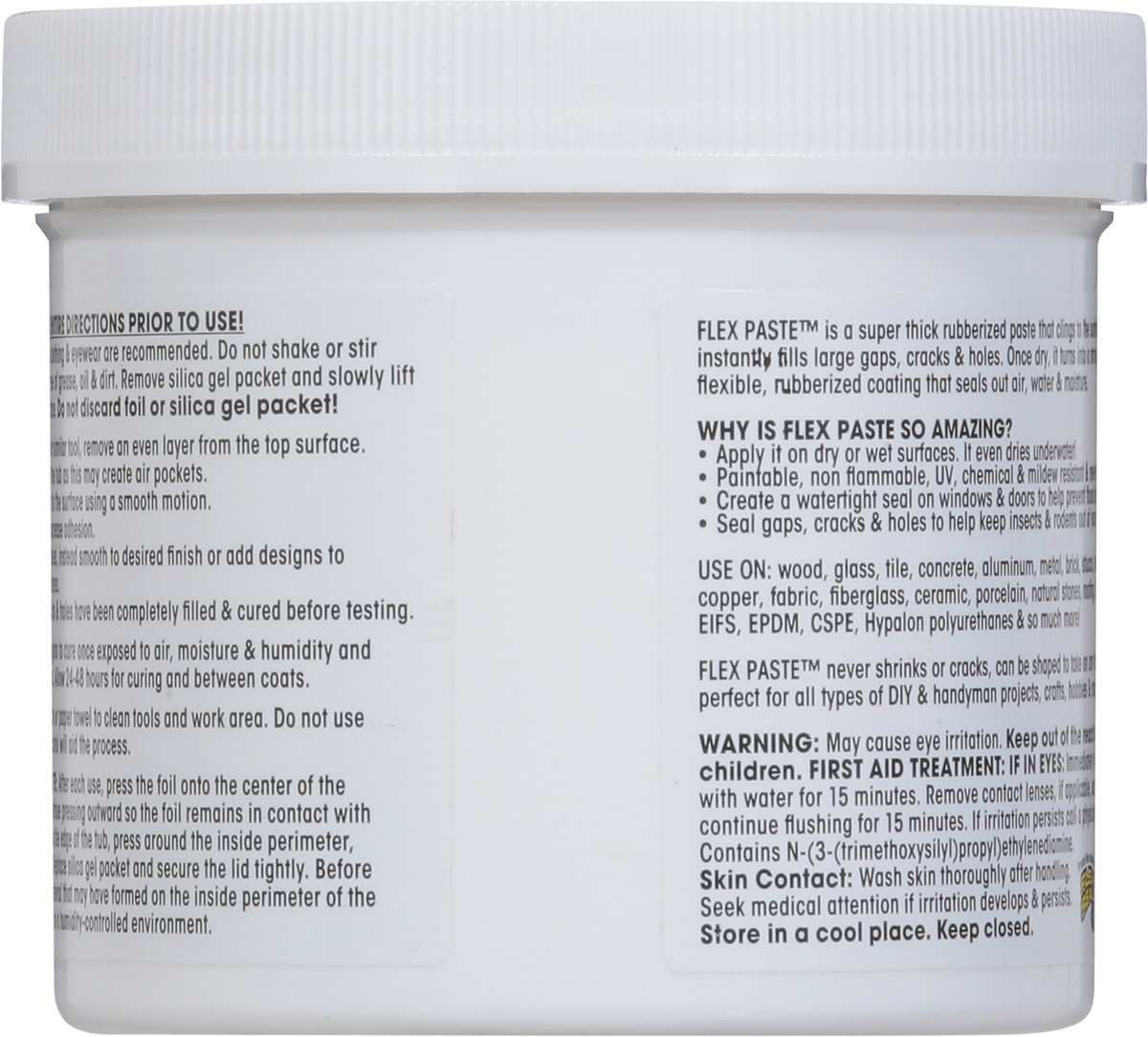 slide 7 of 9, Flex Paste White Flex Paste 1 lb, 1 lb