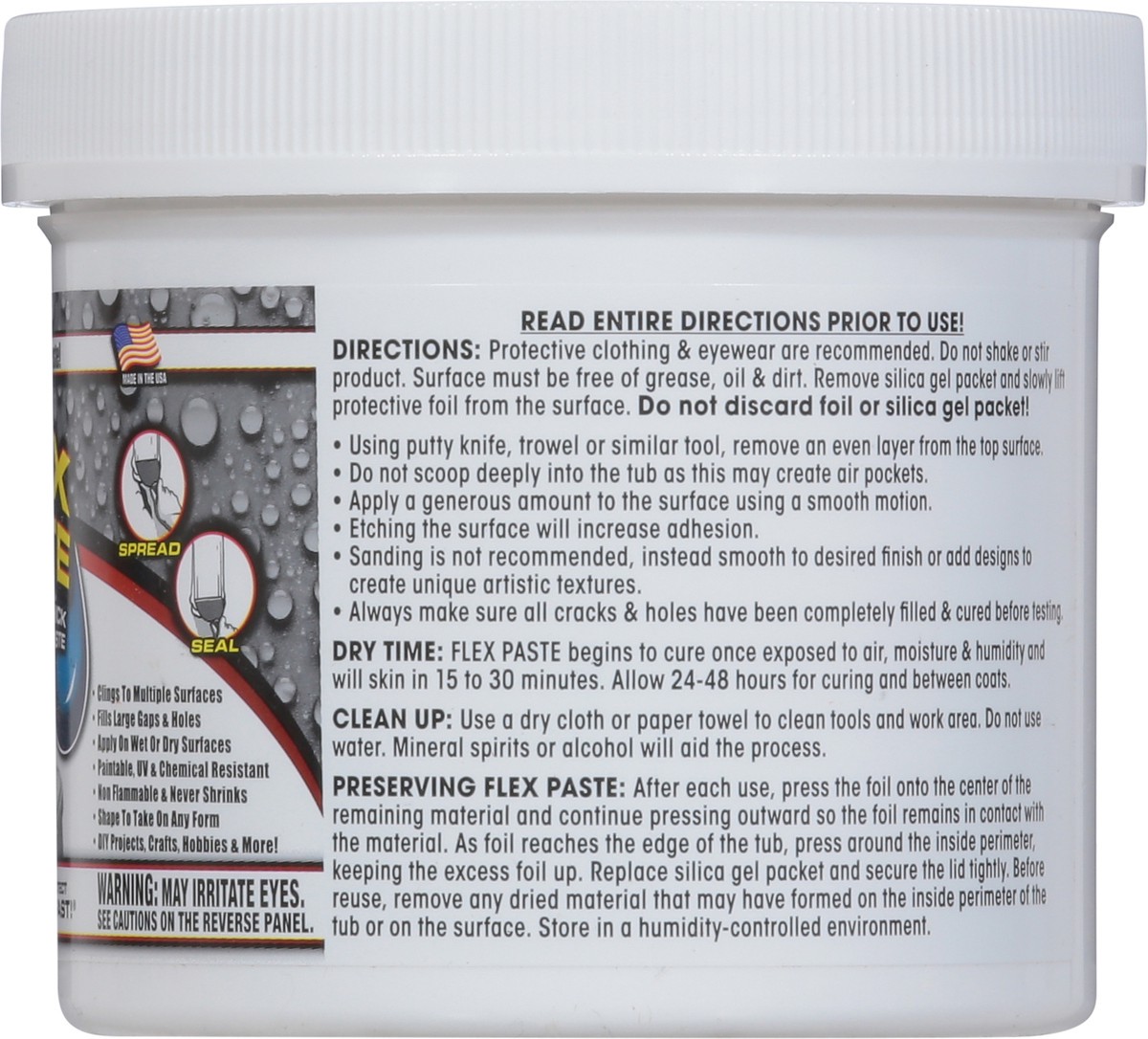 slide 2 of 9, Flex Paste White Flex Paste 1 lb, 1 lb