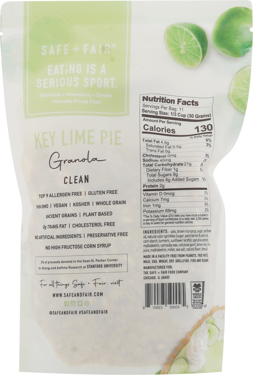 slide 2 of 12, The Safe + Fair Food Company Key Lime Pie Granola 12 oz, 12 oz