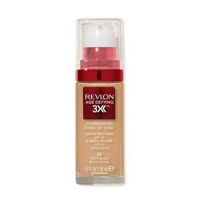 slide 1 of 5, Revlon Age Defying Firming + Lifting Makeup - 30 Soft Beige, 1 oz