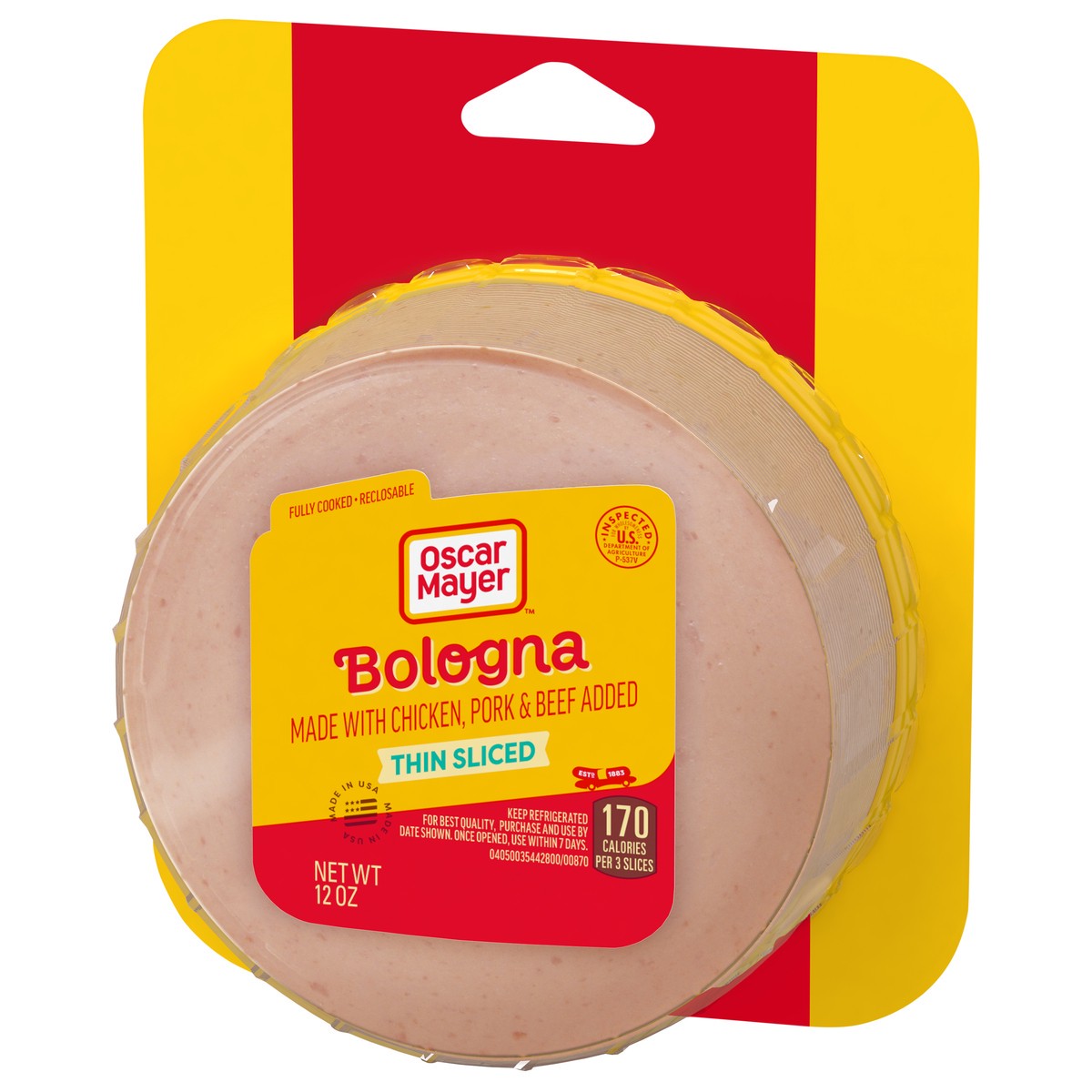 slide 7 of 9, Oscar Mayer Thin Sliced Bologna Lunch Meat, 12 oz. Pack, 12 oz