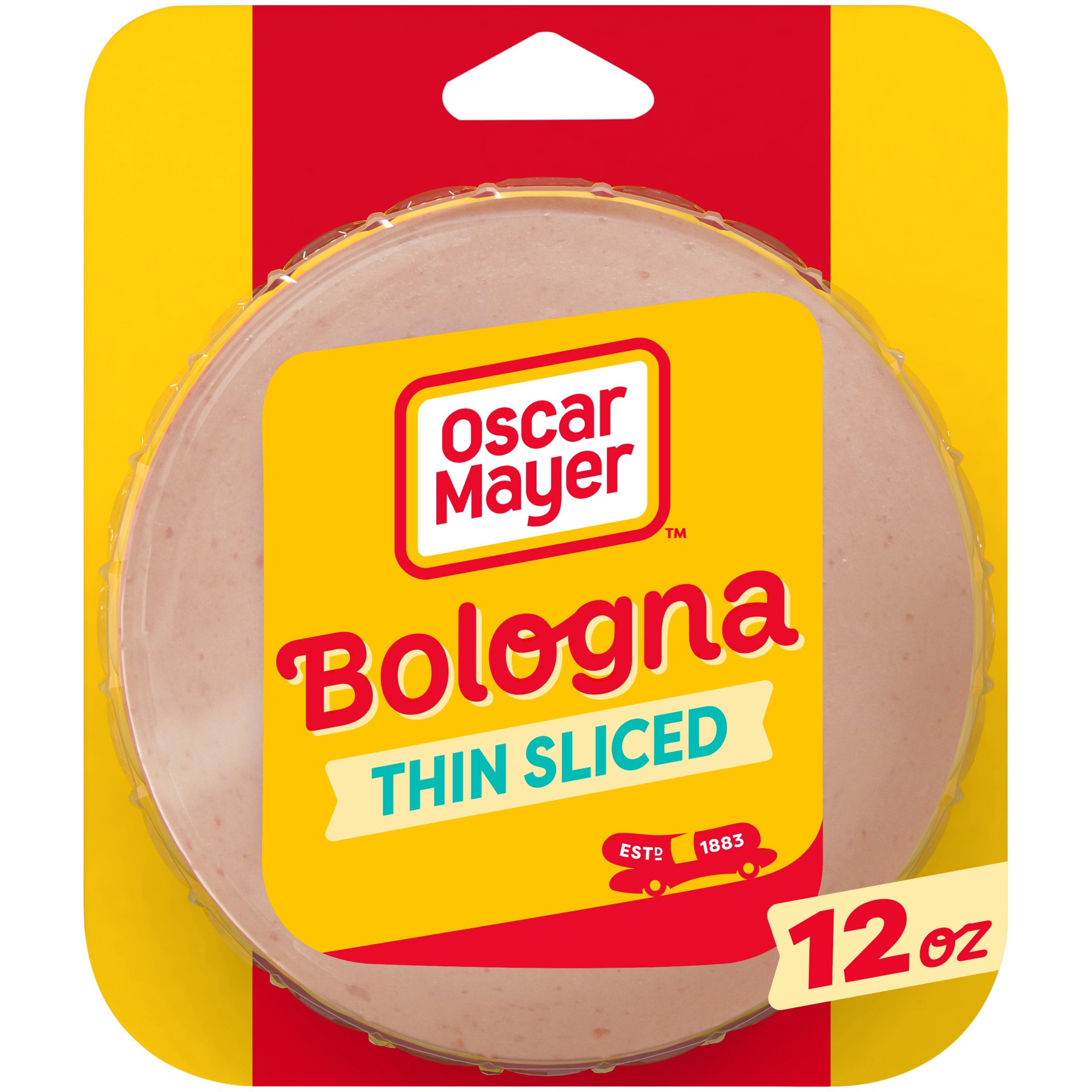 slide 1 of 9, Oscar Mayer Thin Sliced Bologna Lunch Meat, 12 oz. Pack, 12 oz