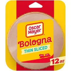 Oscar Mayer Thin Sliced Bologna Lunch Meat, 12 oz. Pack