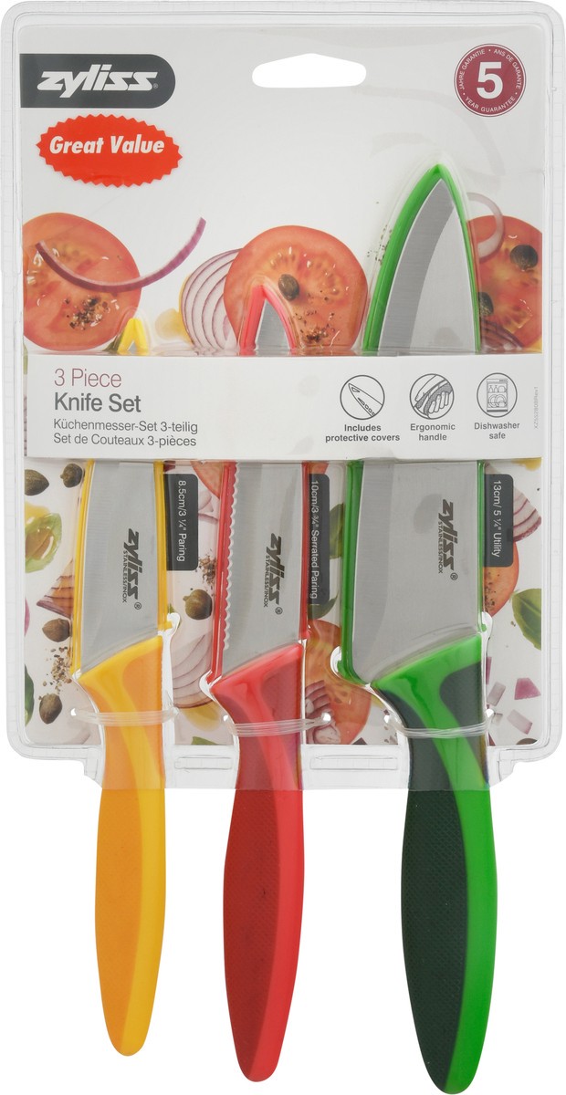 slide 12 of 12, Zyliss 3 Piece Knife Set 1 ea, 1 ct