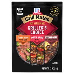 McCormick Grill Mates Griller's Choice Beef Marinade Mix, 1.12 oz