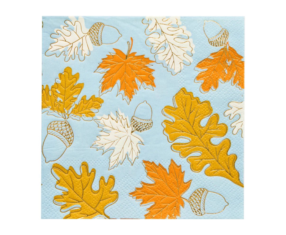 Sophistiplate Gilded Harvest Cocktail Napkins - Thumbnail 2