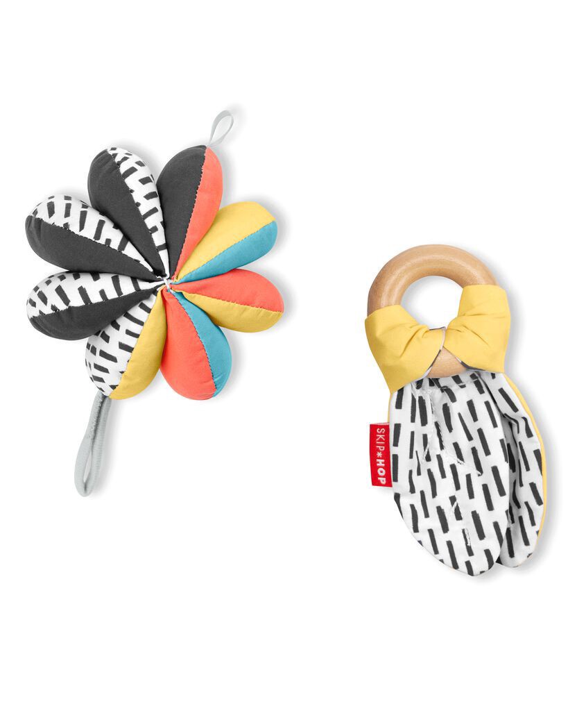 slide 4 of 10, Skiphop Discoverosity 3-in-1 Montessori-Inspired Stroller Toy Multi NS, 1 ct