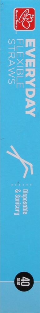 slide 5 of 6, Harris Teeter Everyday Flexible Straws, 40 ct