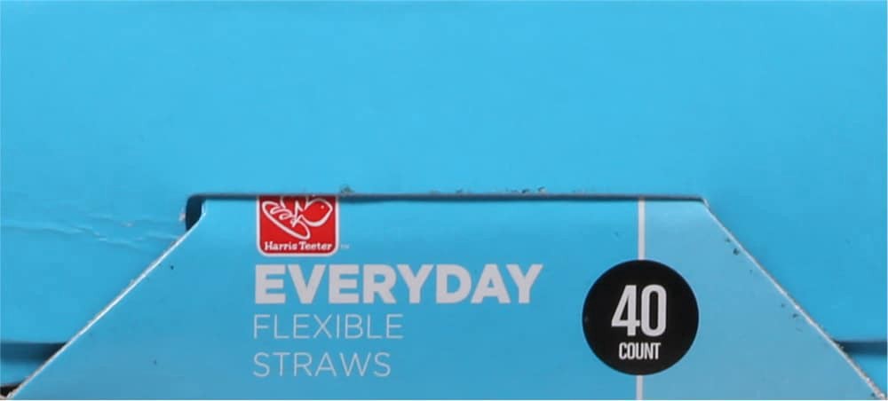 slide 6 of 6, Harris Teeter Everyday Flexible Straws, 40 ct
