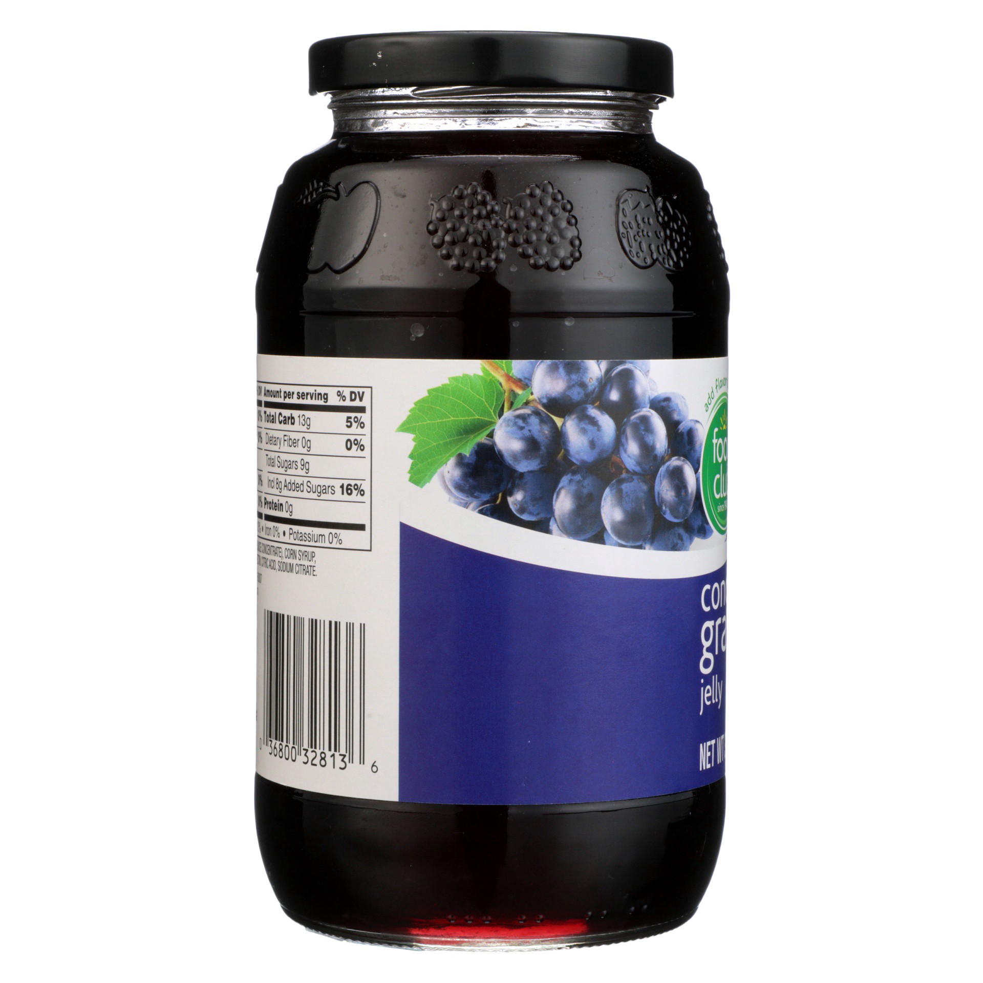 slide 5 of 6, Food Club Grape Jelly, 32 oz