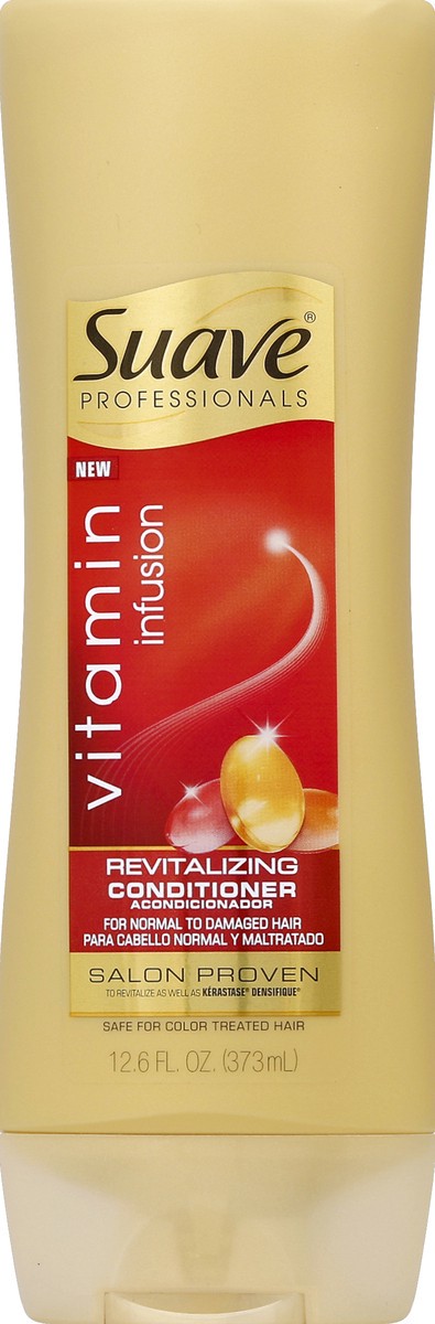 slide 5 of 6, Suave Professionals Vitamin Infusion Revitalizing Conditioner, 12.6 oz