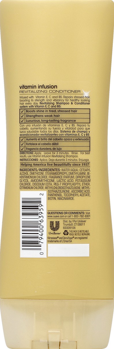 slide 6 of 6, Suave Professionals Vitamin Infusion Revitalizing Conditioner, 12.6 oz