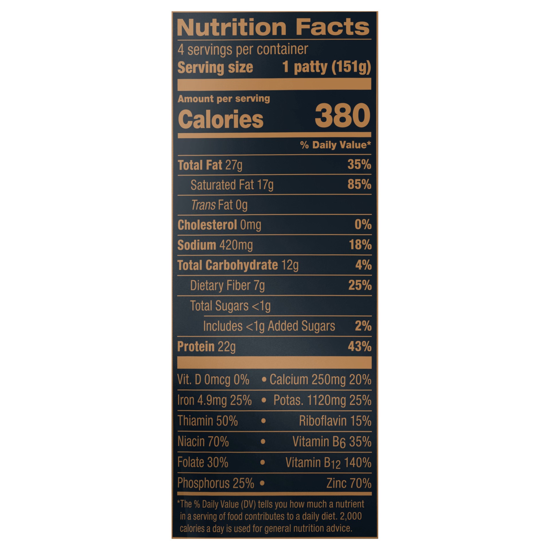 slide 3 of 4, Impossible Indulgent Burger Patties 4Ct, 12 oz