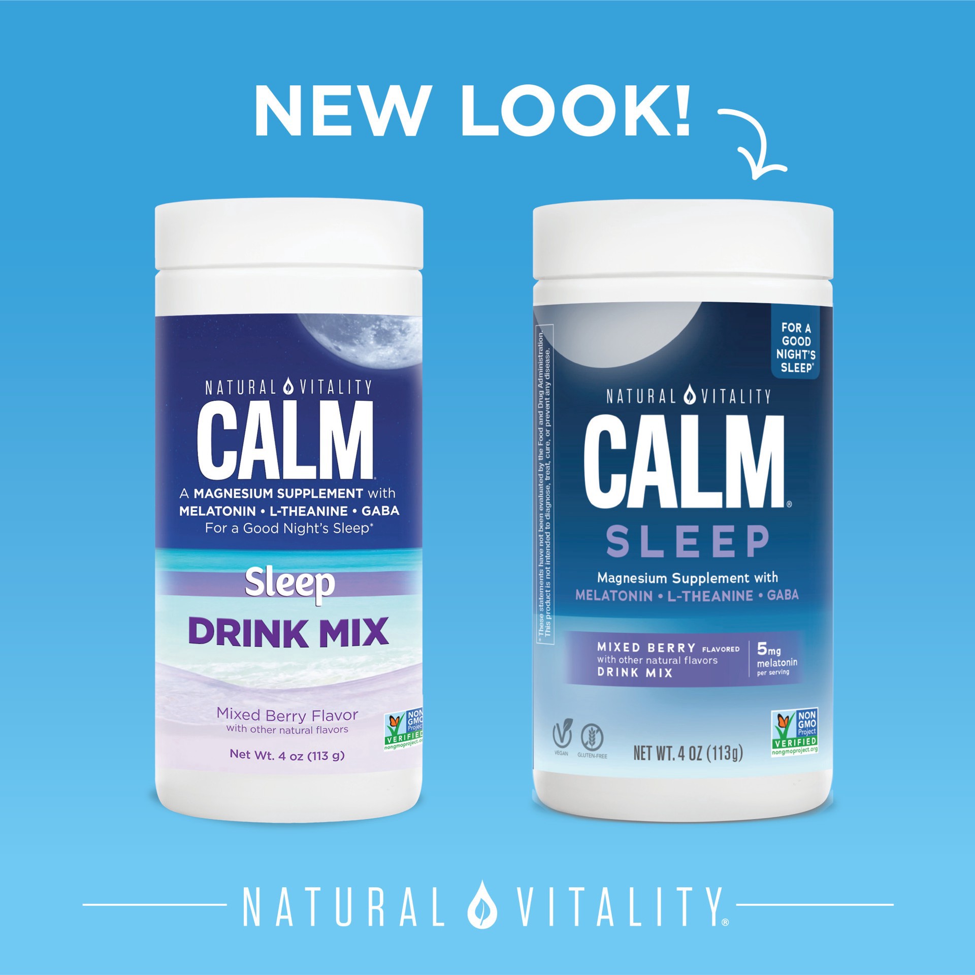 slide 4 of 29, Natural Vitality Calm Mixed Berry Flavor Calmful Sleep 4 oz, 4 oz