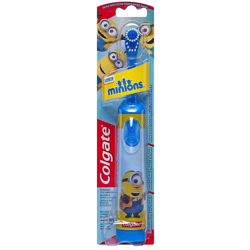 slide 7 of 7, Colgate Extra Soft Minions Powered Toothbrush 1 ea, 1 ct