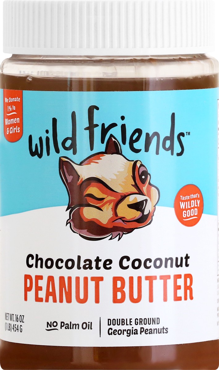 slide 4 of 9, Wild Friends Chocolate Coconut Peanut Butter 16 oz, 16 oz