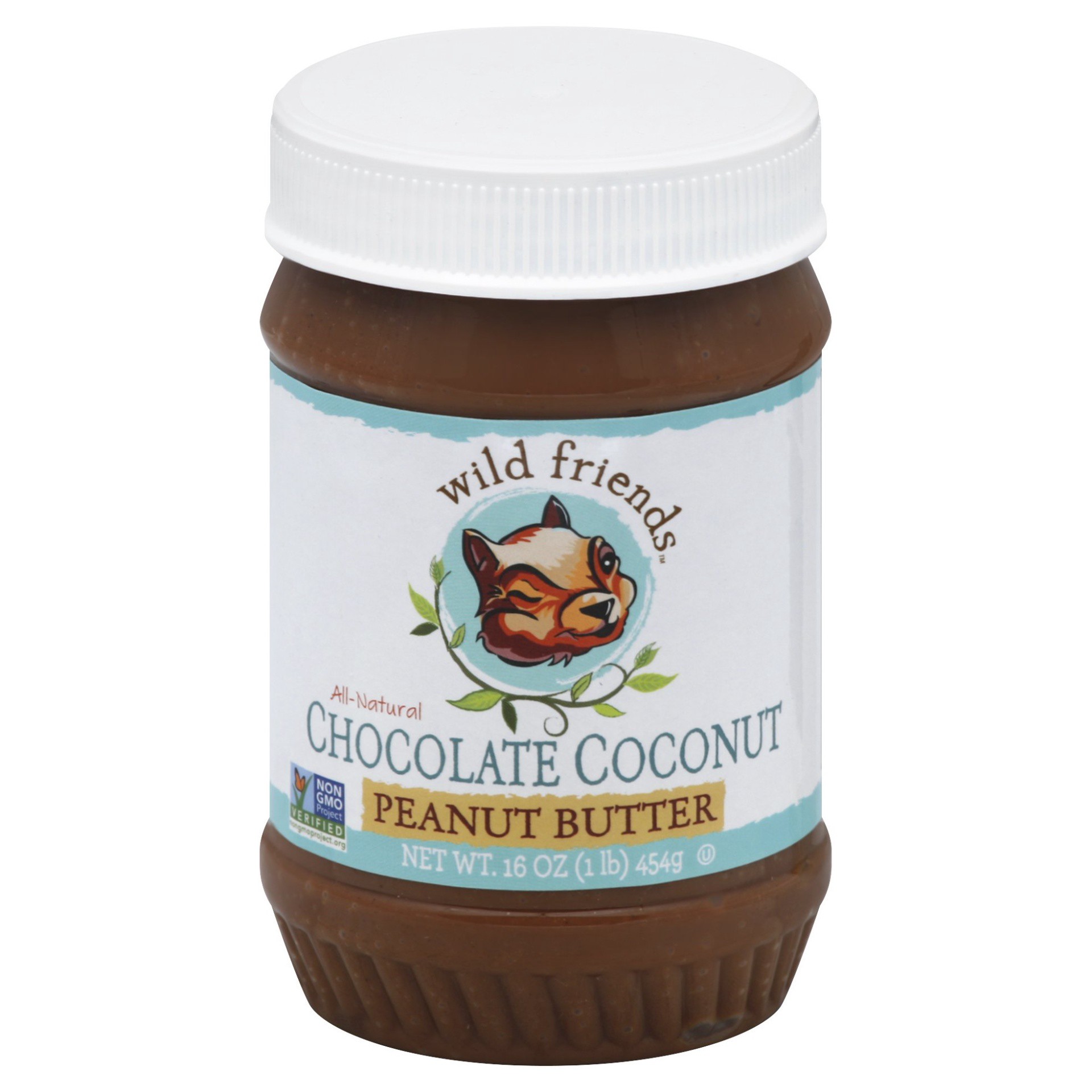 slide 1 of 9, Wild Friends Chocolate Coconut Peanut Butter 16 oz, 16 oz