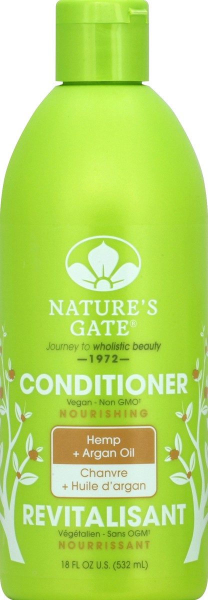 slide 2 of 2, Nature's Gate Conditioner For Dry/Coarse Hair Hemp & Argan Oil, 18 fl oz