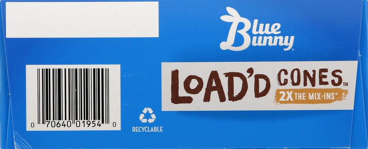 slide 7 of 13, Blue Bunny S'Mores Load'D Cones 4Ct, 16 fl oz