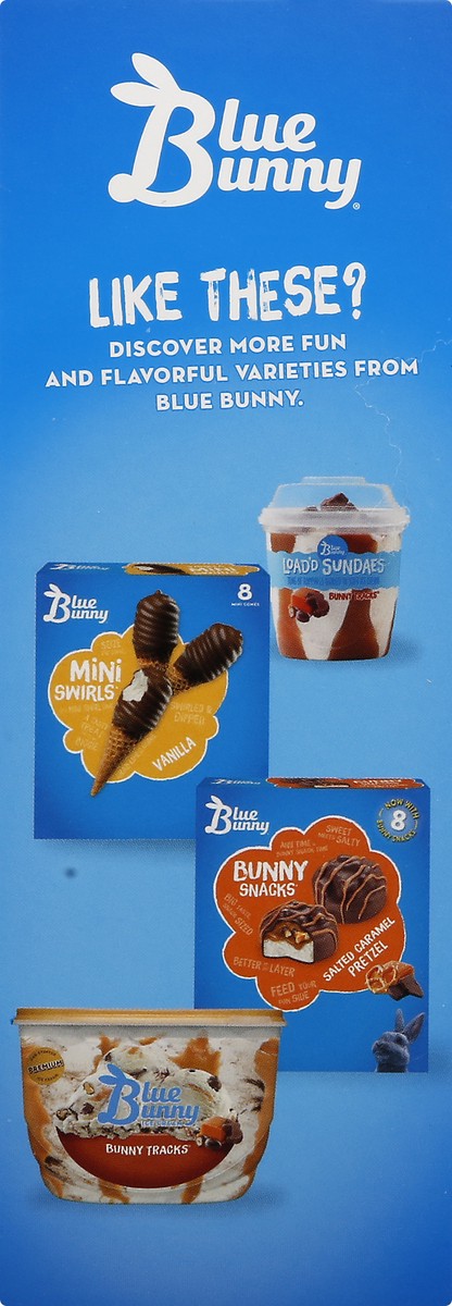 slide 5 of 13, Blue Bunny S'Mores Load'D Cones 4Ct, 16 fl oz