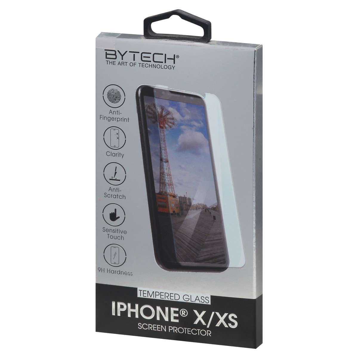 slide 11 of 12, Bytech Tempered Glass iPhone X/XS Screen Protector 1 ea, 1 ea