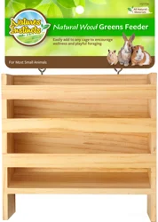 Nature's Instincts Natural Wood Greens Feeder